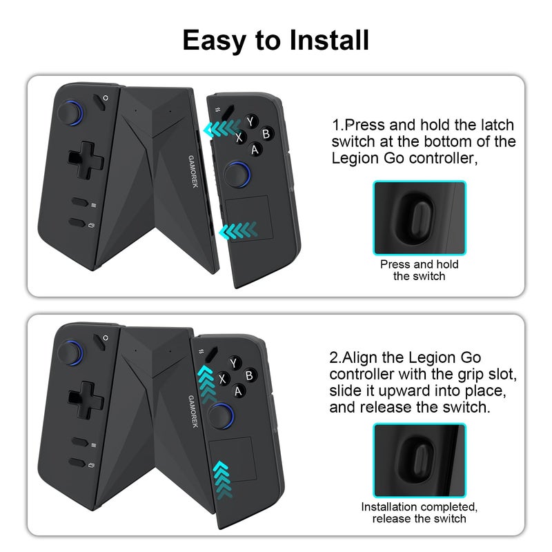 Gamorek Controllers Connector Compatible with Lenovo Legion Go Accessories - Image 4